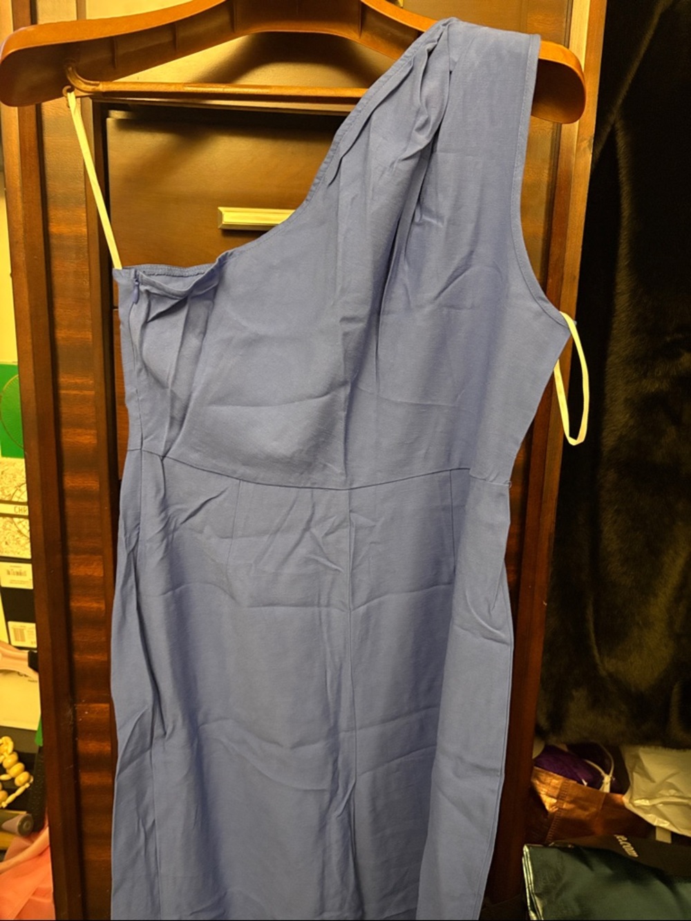 SHEIN Blue One-Shoulder pants